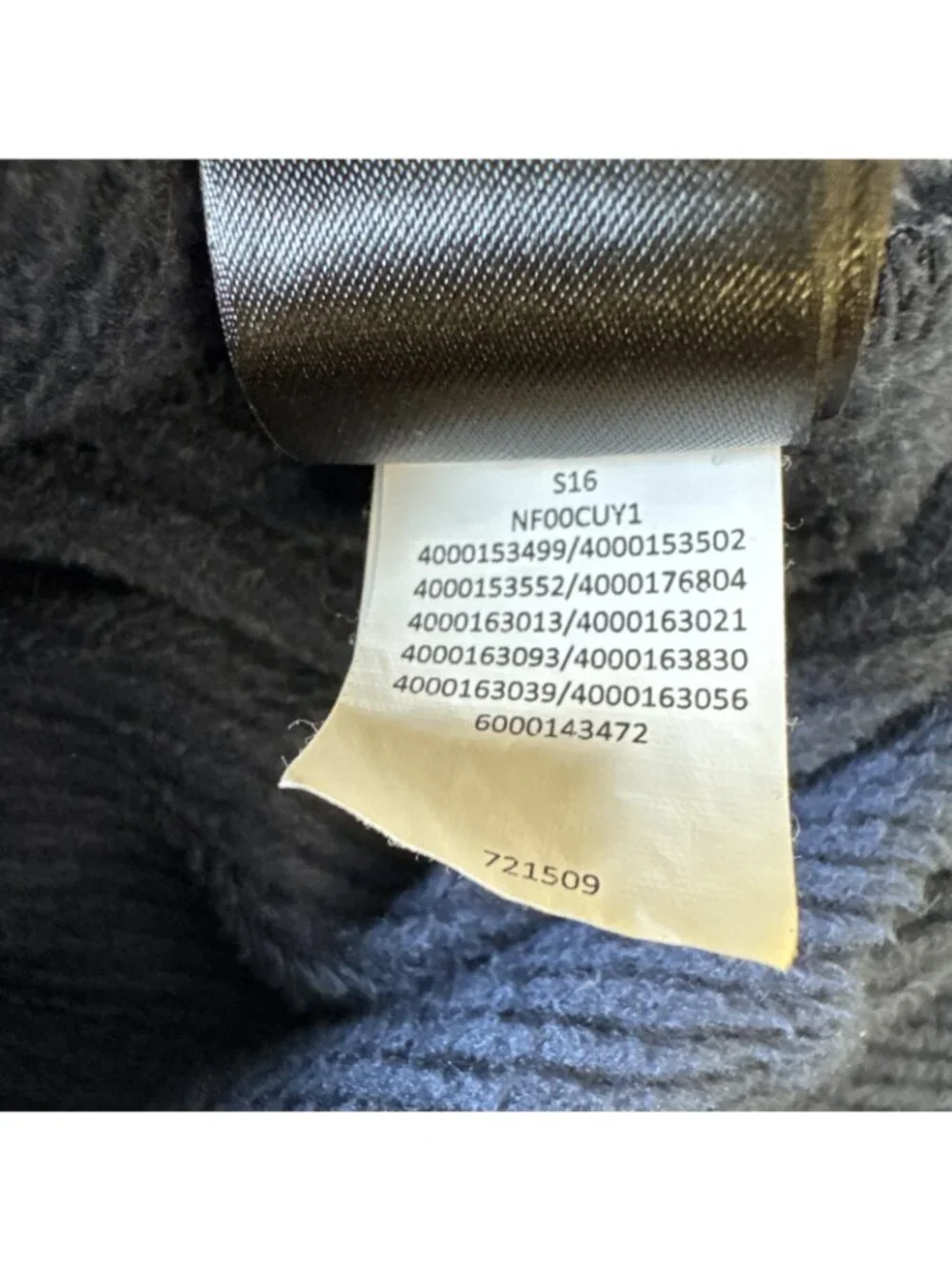 The North Face functional blue
